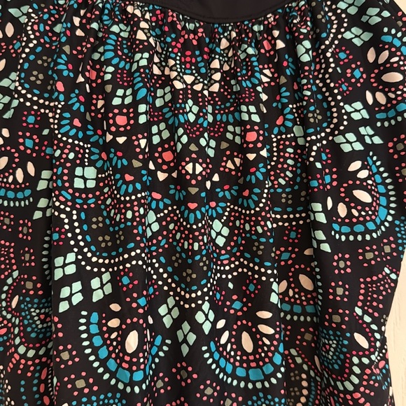 🔥🔥🔥 Coco Reef Ultra Fit Bra Sized Underwire Printed Tankini Top - 36D - Picture 2 of 5